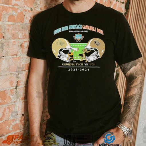 Union Home Mortgage Gasparilla Bowl Season 2023 2024 Georgia Tech vs UCF College Football Bowl NCAA Head To Head Helmet T Shirt
