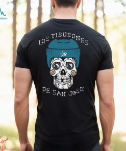 Unisex San Jose Sharks Los Tiburones Teal Helmet Tee shirt