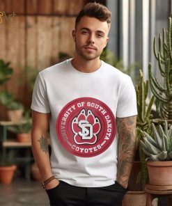 University Of South Dakota Coyotes logo T shirt