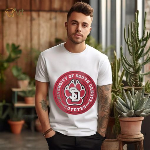 University Of South Dakota Coyotes logo T shirt