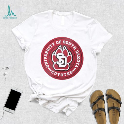 University Of South Dakota Coyotes logo T shirt
