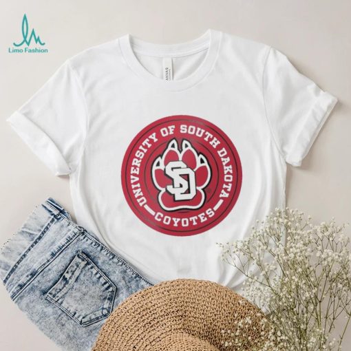 University Of South Dakota Coyotes logo T shirt