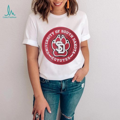 University Of South Dakota Coyotes logo T shirt