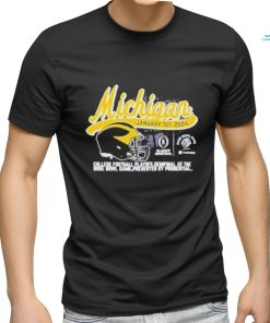 University of Michigan Football 2024 CFP Rose Bowl Game January 1st T Shirt