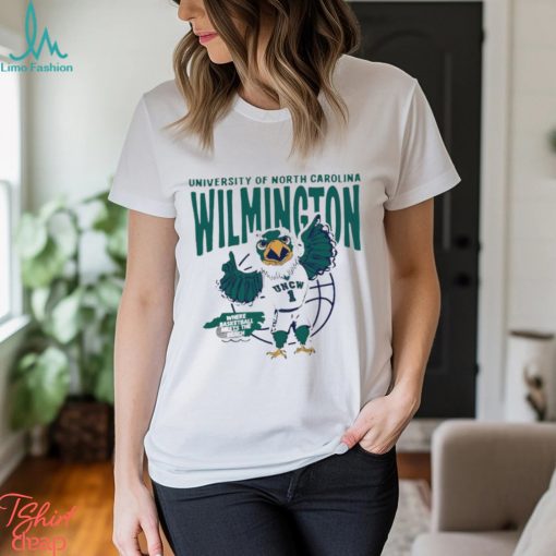 University of North California Wilmington Seahawks mascot number 1 where basketball meets the beach shirt