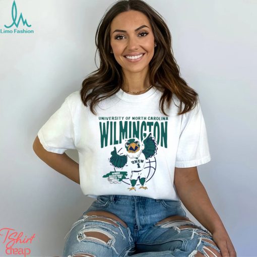University of North California Wilmington Seahawks mascot number 1 where basketball meets the beach shirt