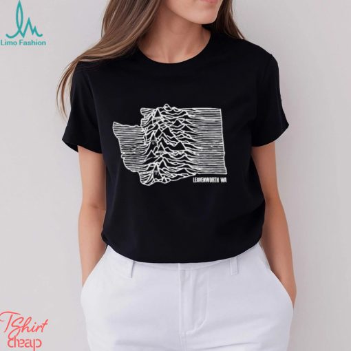 Unknown Pleasures Washington Map Leavenworth Wa New Shirt