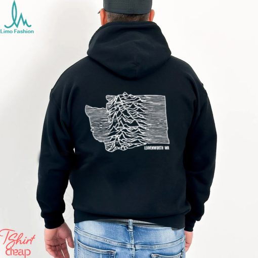 Unknown Pleasures Washington Map Leavenworth Wa New Shirt