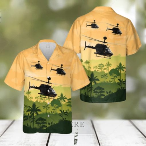 Us Army 82nd Airborne Oh 58d Kiowa Warrior Best Summer Gift Aloha Hawaiian Shirt 3D Printed