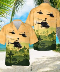 Us Army 82nd Airborne Oh 58d Kiowa Warrior Best Summer Gift Aloha Hawaiian Shirt 3D Printed