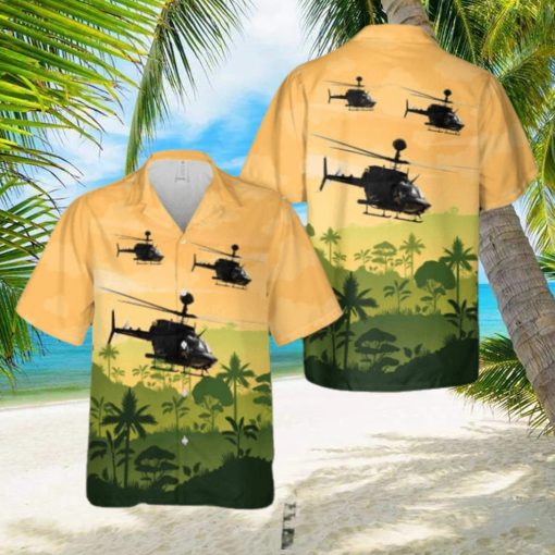 Us Army 82nd Airborne Oh 58d Kiowa Warrior Best Summer Gift Aloha Hawaiian Shirt 3D Printed