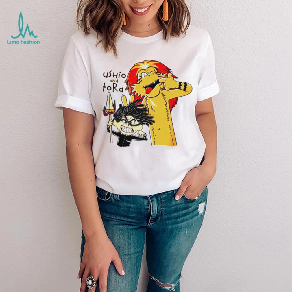 Ushio and Tora in the style of Calvin and Hobbes Tide and Tiger shirt Ushio and Tora in the style of Calvin and Hobbes Tide and Tiger shirt