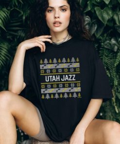 Utah Jazz Holiday Christmas Tree T Shirt