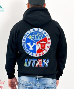 Utah Sports Teams, Utah Jazz, Utah Utes And Cougars T Shirt