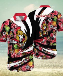 Vacation Essentials Ottawa Senators NHL Hawaiian Aloha Shirt