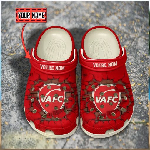 Valenciennes Football Club Break Cracked Hole Design Crocs