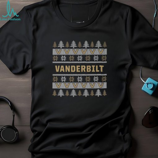 Vanderbilt Commodores Holiday Christmas Tree T Shirt