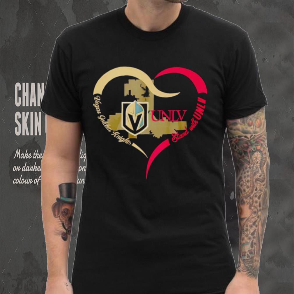 Vegas Golden Knights stand with UNLV shirt Vegas Golden Knights stand with UNLV shirt