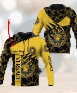 Versace Black Mix Gold Luxury 3D Hoodie Limited Edition