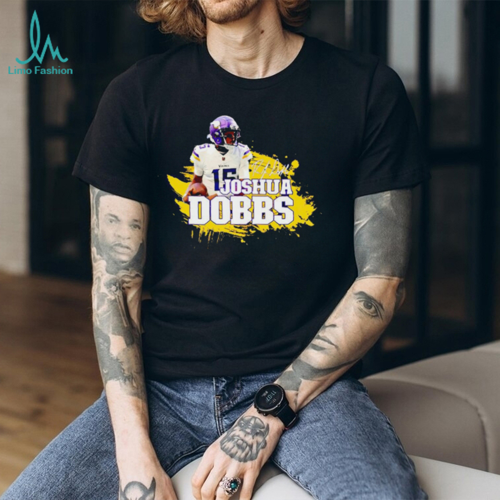 Vikings Joshua Dobbs signature Football vintage shirt Vikings Joshua Dobbs signature Football vintage shirt