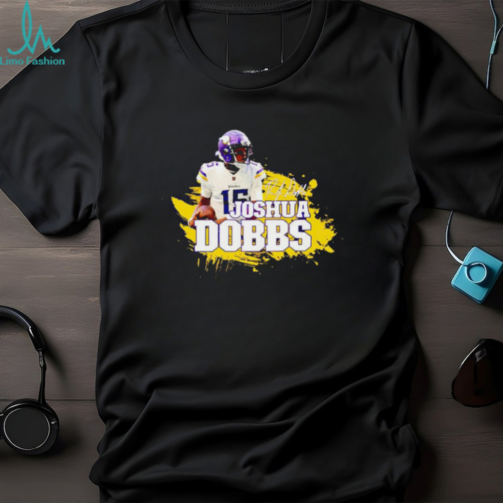 Vikings Joshua Dobbs signature Football vintage shirt Vikings Joshua Dobbs signature Football vintage shirt