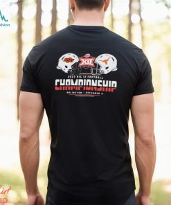 Vintage Helmet Big 12 Football Championship Game Oklahoma State Vs Texas Longhorns Shirt