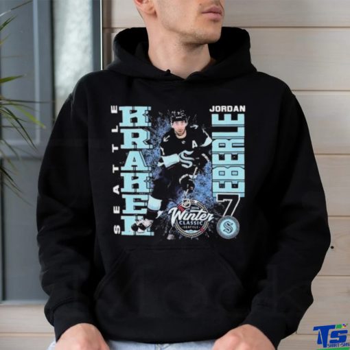 Vintage Jordan Eberle Seattle Kraken 2024 NHL Winter Classic Ornament Custom Name shirt