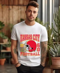 Vintage Kansas City Chiefs 1960 football helmet draw gift shirt