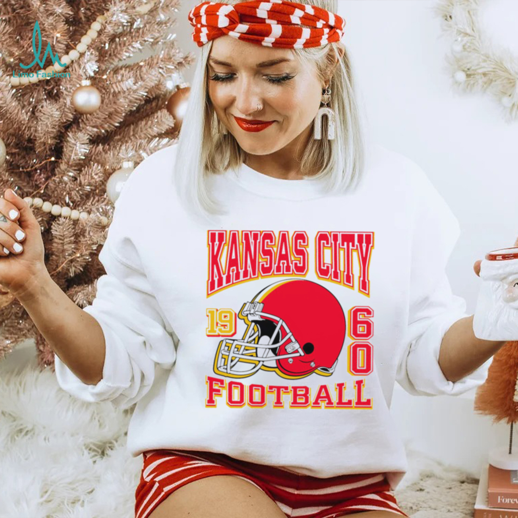 Vintage Kansas City Chiefs 1960 football helmet draw gift shirt Vintage Kansas City Chiefs 1960 football helmet draw gift shirt
