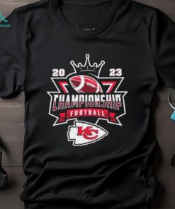 Vintage Kansas City Chiefs NFL 2023 Championship Crown Logo Shirt Gift Shirt
