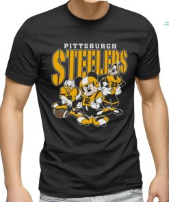Vintage Pittsburgh Football Mickey Donald Duck and Goofy Shirt