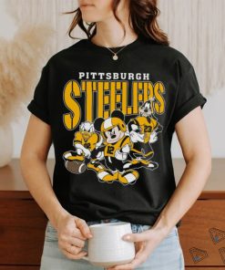 Vintage Pittsburgh Football Mickey Donald Duck and Goofy Shirt