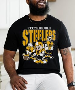 Vintage Pittsburgh Football Mickey Donald Duck and Goofy Shirt