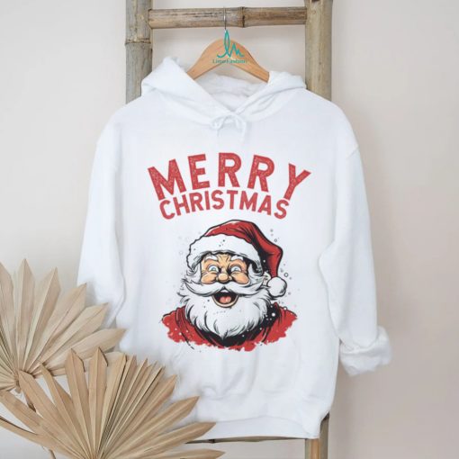 Vintage Santa Merry Christmas T shirt