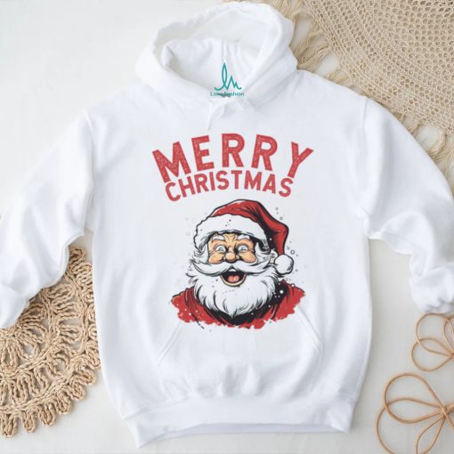 Vintage Santa Merry Christmas T shirt