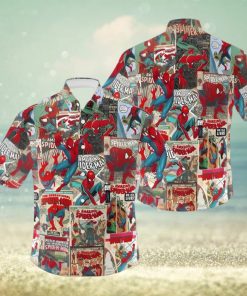 Vintage Superheroes Movie Amazing Spiderman Hawaiian Shirt