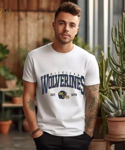 Vintage michigan wolverines 1879 football shirt
