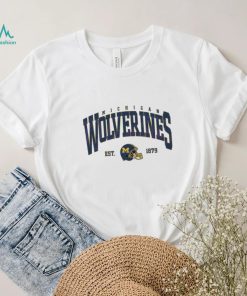 Vintage michigan wolverines 1879 football shirt