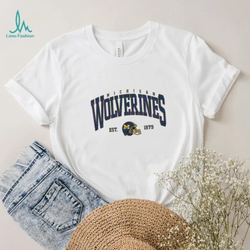 Vintage michigan wolverines 1879 football shirt
