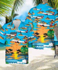 Virgin America Airbus A320 214 Hawaiian Shirt Summner Vacation Shirt