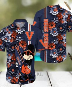 Virginia Cavaliers Hawaiian Shirt Mickey Love Surfing Trending Summer Gift