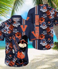 Virginia Cavaliers Hawaiian Shirt Mickey Love Surfing Trending Summer Gift