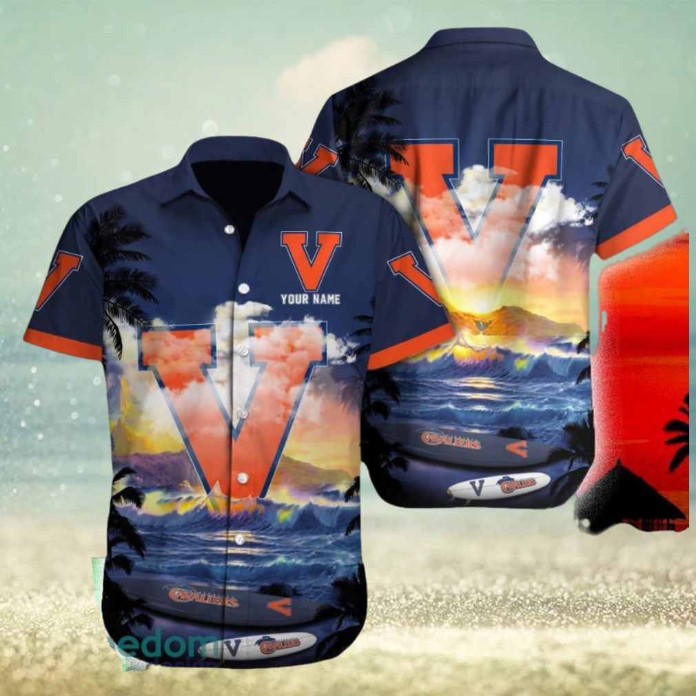 Virginia Cavaliers NCAA Vacation Wear Custom Name Hawaiian Shirt Beach For Men Women Gift For Fans Virginia Cavaliers NCAA Vacation Wear Custom Name Hawaiian Shirt Beach For Men Women Gift For Fans