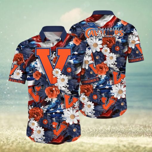 Virginia Cavaliers NCAA3 Hawaii Shirt Independence Day