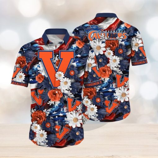 Virginia Cavaliers NCAA3 Hawaii Shirt Independence Day