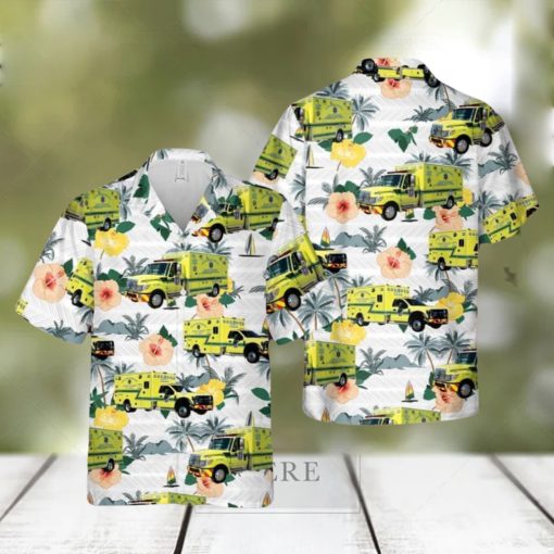 Virginia Metropolitan Washington Airports Authority Fire and Rescue Department Hawaiian Shirt Summner Vacation Shirt