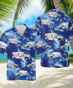 Virginia Stafford County Fire EMS 3D All Over Printed Hawaiian Shirt