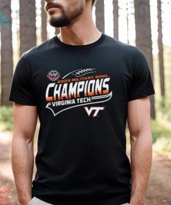 Virginia Tech 2023 Military Bowl Champions Shirt