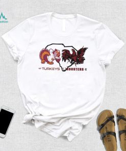 Virginia Tech Hokies Turkeys vs South Carolina Gamecocks Rooster shirt