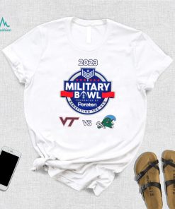 Virginia Tech Hokies vs Tulane Green Wave 2023 Military Bowl shirt